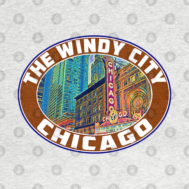 Chicago Illinois The Windy City Vintage by TravelTime